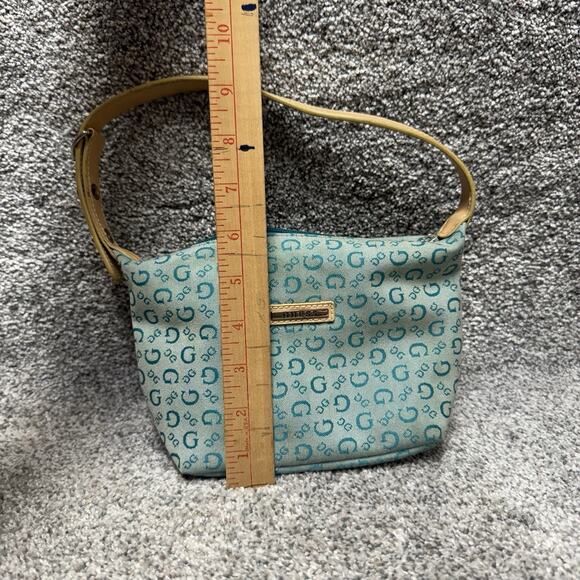 Vintage Y2K Guess Baguette Purse Logo Preppy Coquette Retro Mini Shoulder Bag - Picture 13 of 14